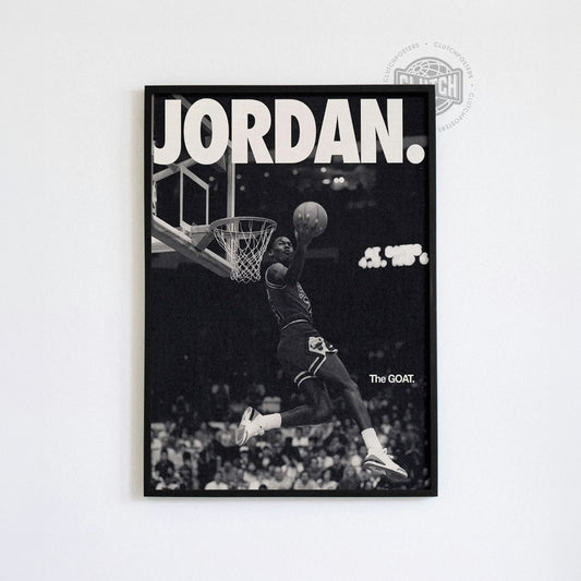 Michael Jordan 'The Goat' Poster