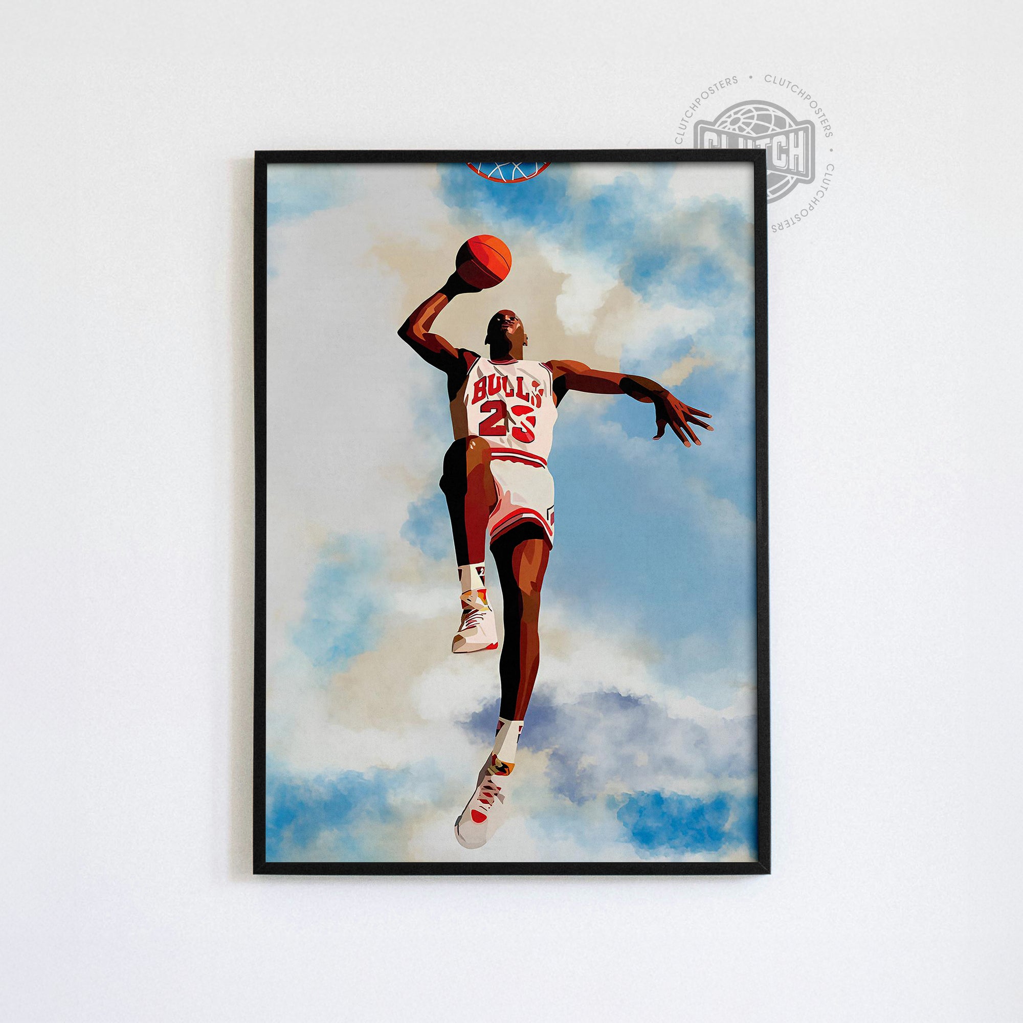 Jordan Bulls Fly Poster