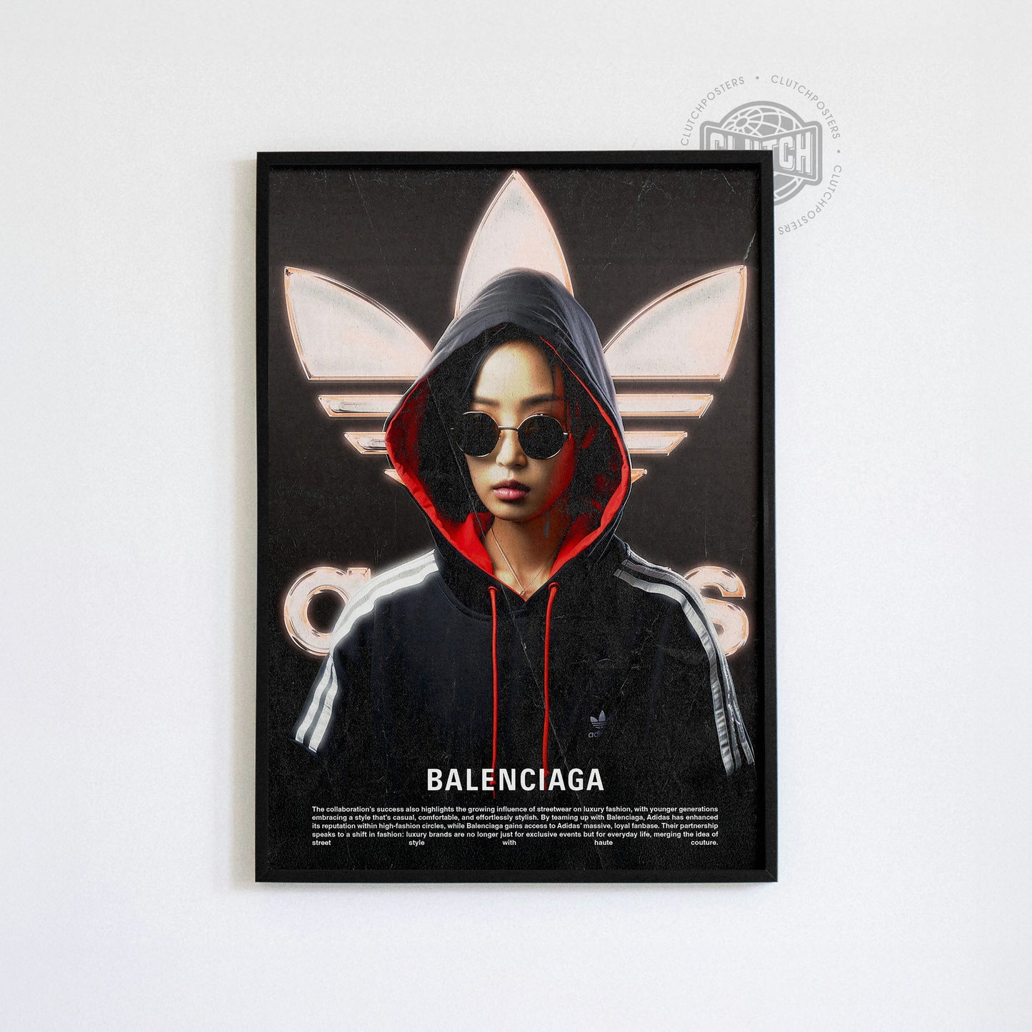 Balenciaga x Adidas Poster