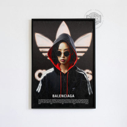 Balenciaga x Adidas Poster