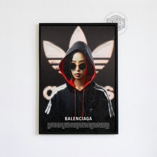 Balenciaga x Adidas Poster