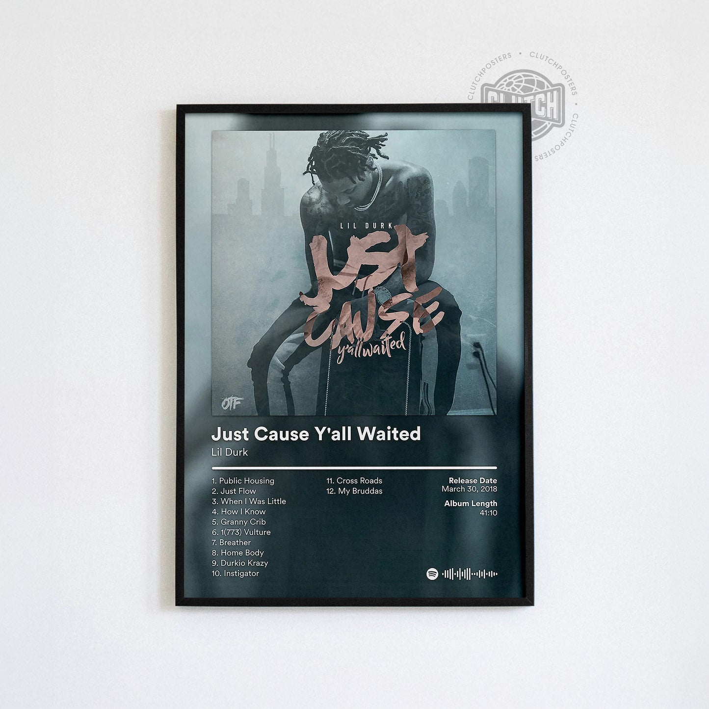 Lil Durk 'Just Cause Y'all Waited' Album Poster