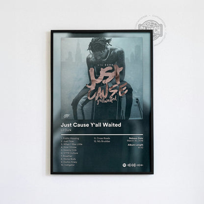 Lil Durk 'Just Cause Y'all Waited' Album Poster