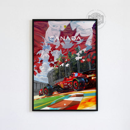 Canadian Grand Prix F1 Poster