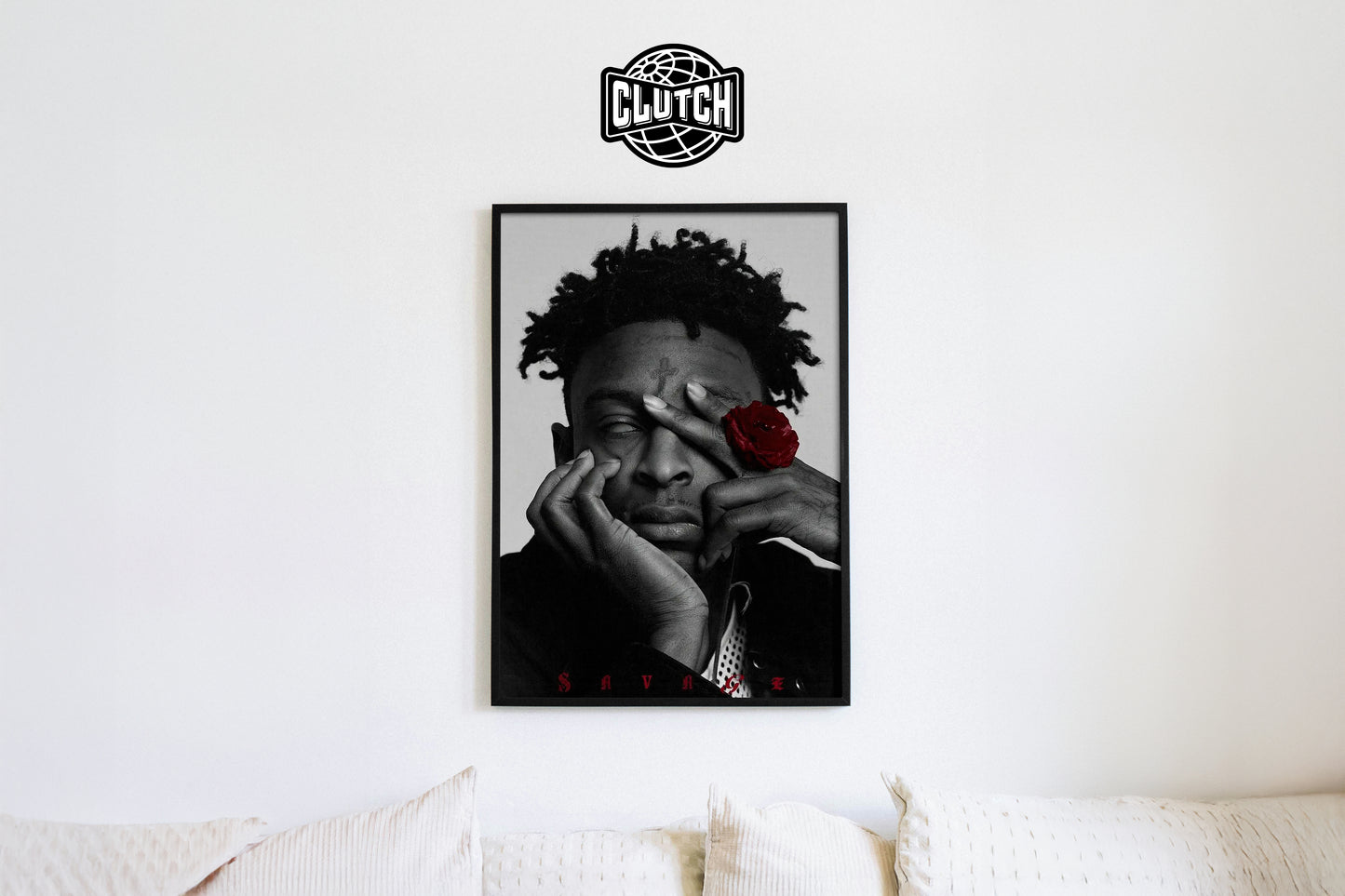 21 Savage Rose Poster