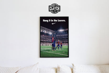 Messi 'Hang It In The Louvre' Poster