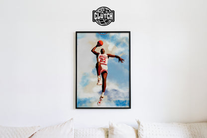 Jordan Bulls Fly Poster
