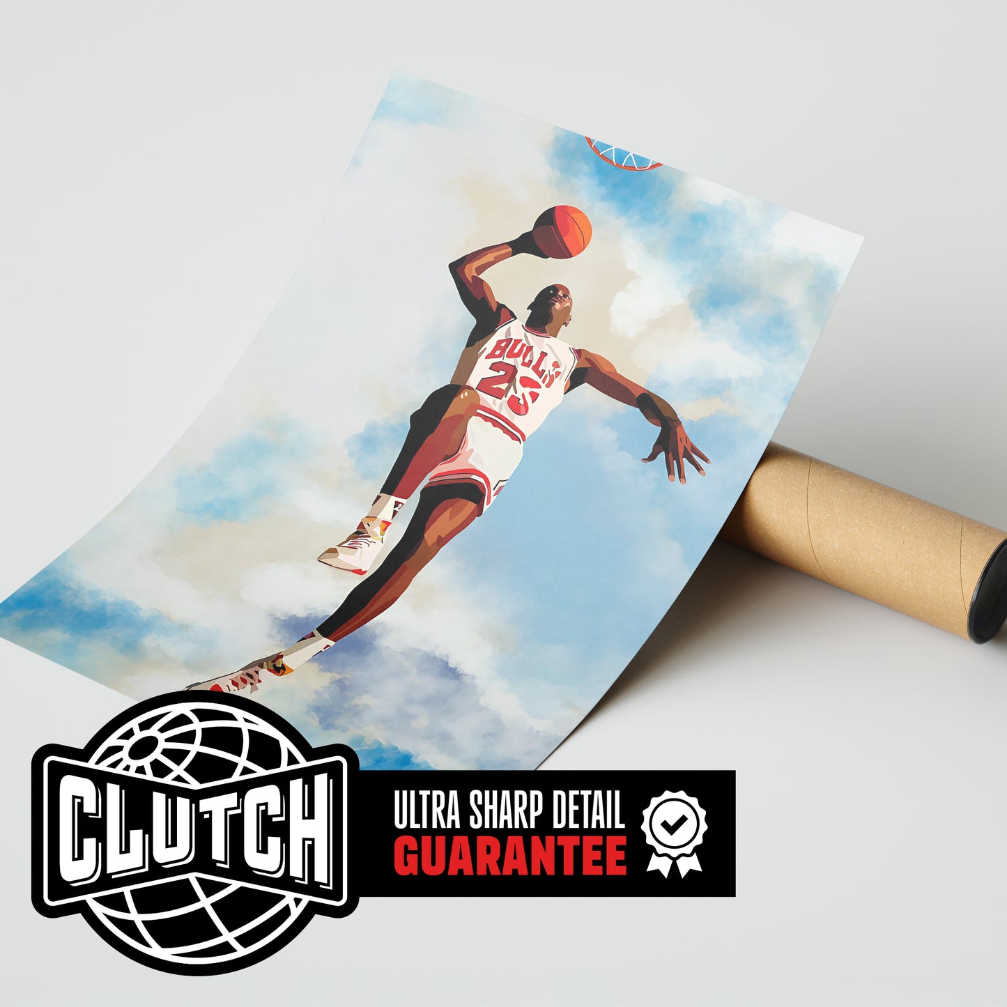 Jordan Bulls Fly Poster