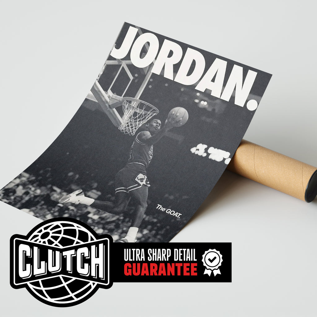 Michael Jordan 'The Goat' Poster