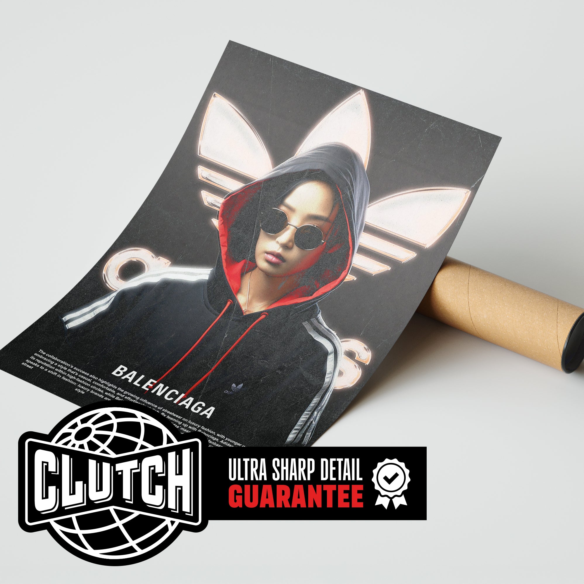 Balenciaga x Adidas Poster