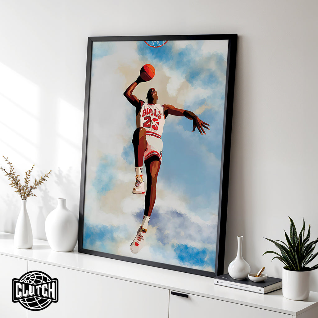 Jordan Bulls Fly Poster