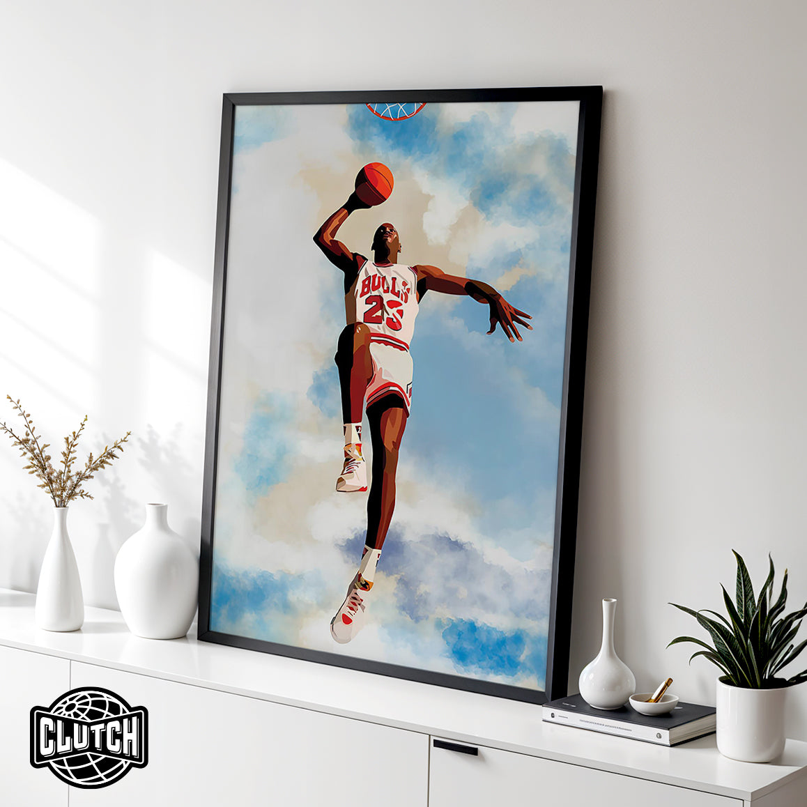 Jordan Bulls Fly Poster