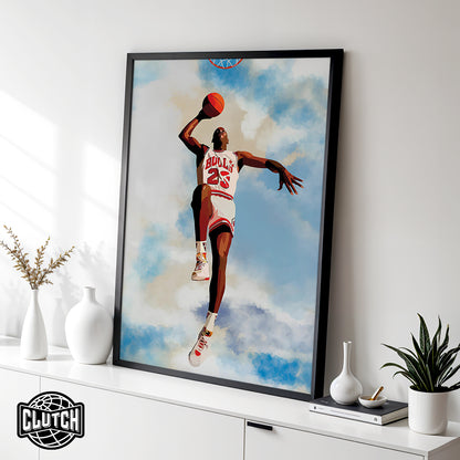 Jordan Bulls Fly Poster