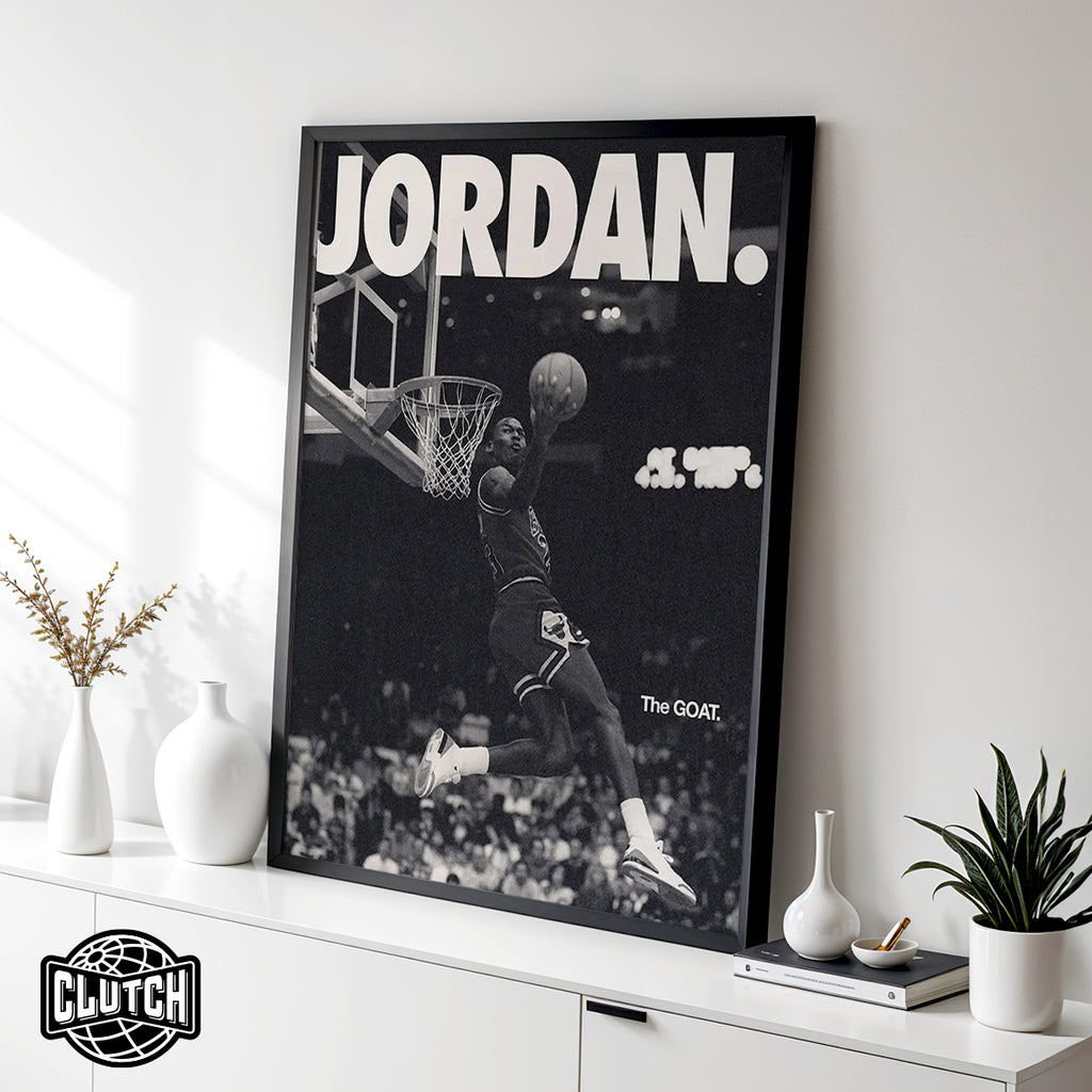 Michael Jordan 'The Goat' Poster