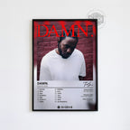 Kendrick Lamar 'Damn' Album Poster