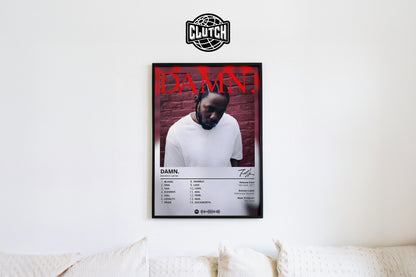 Kendrick Lamar 'Damn' Album Poster