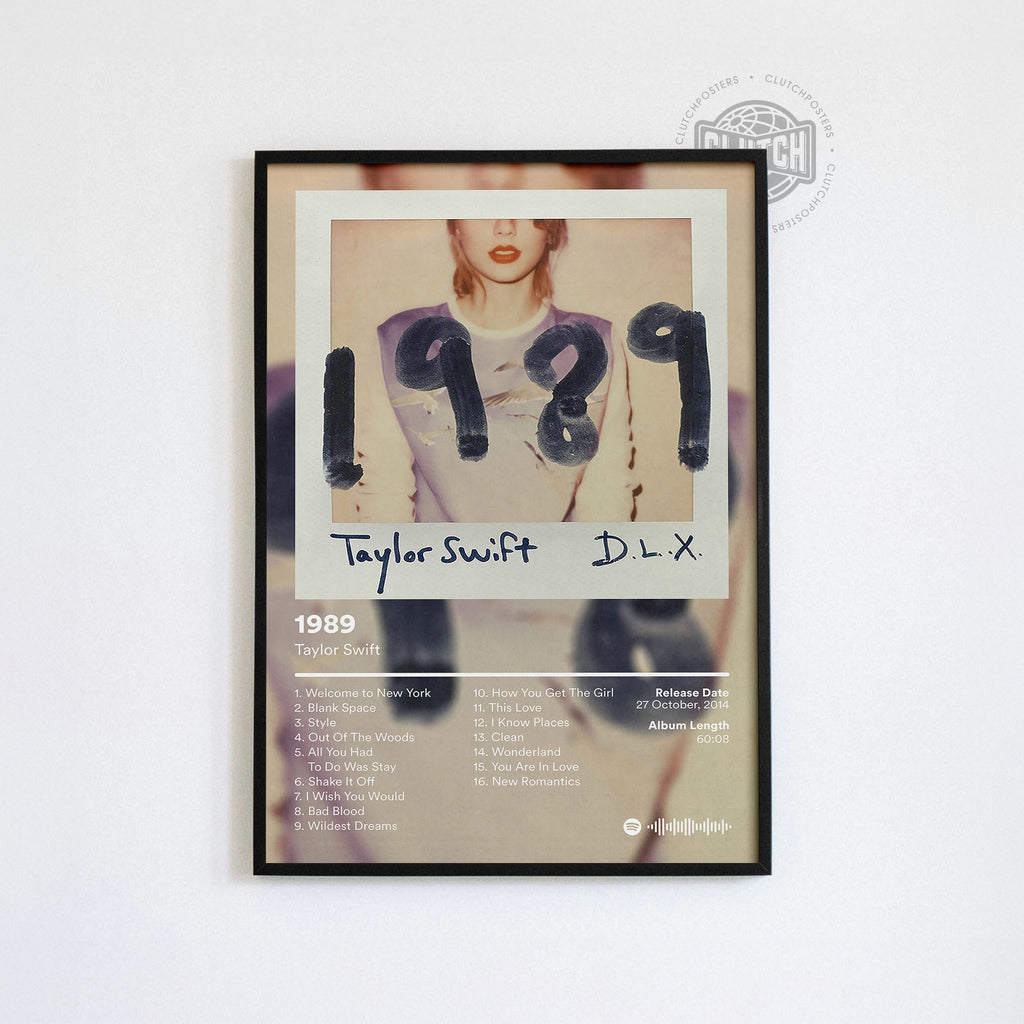 Taylor Swift '1989' Album Poster