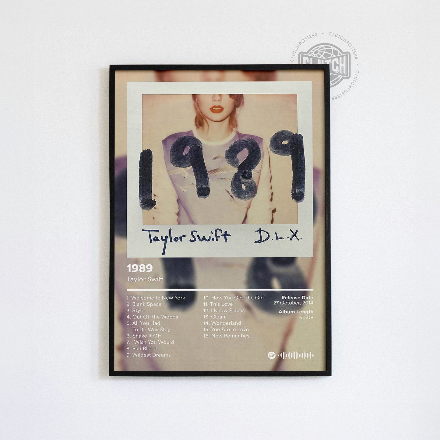 Taylor Swift '1989' Album Poster