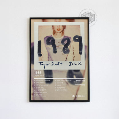 Taylor Swift '1989' Album Poster