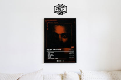 The Weeknd 'My Dear Melancholy' Album Poster