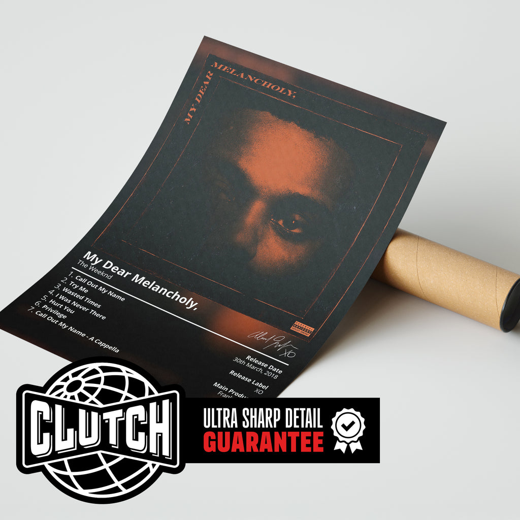 The Weeknd 'My Dear Melancholy' Album Poster