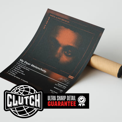 The Weeknd 'My Dear Melancholy' Album Poster
