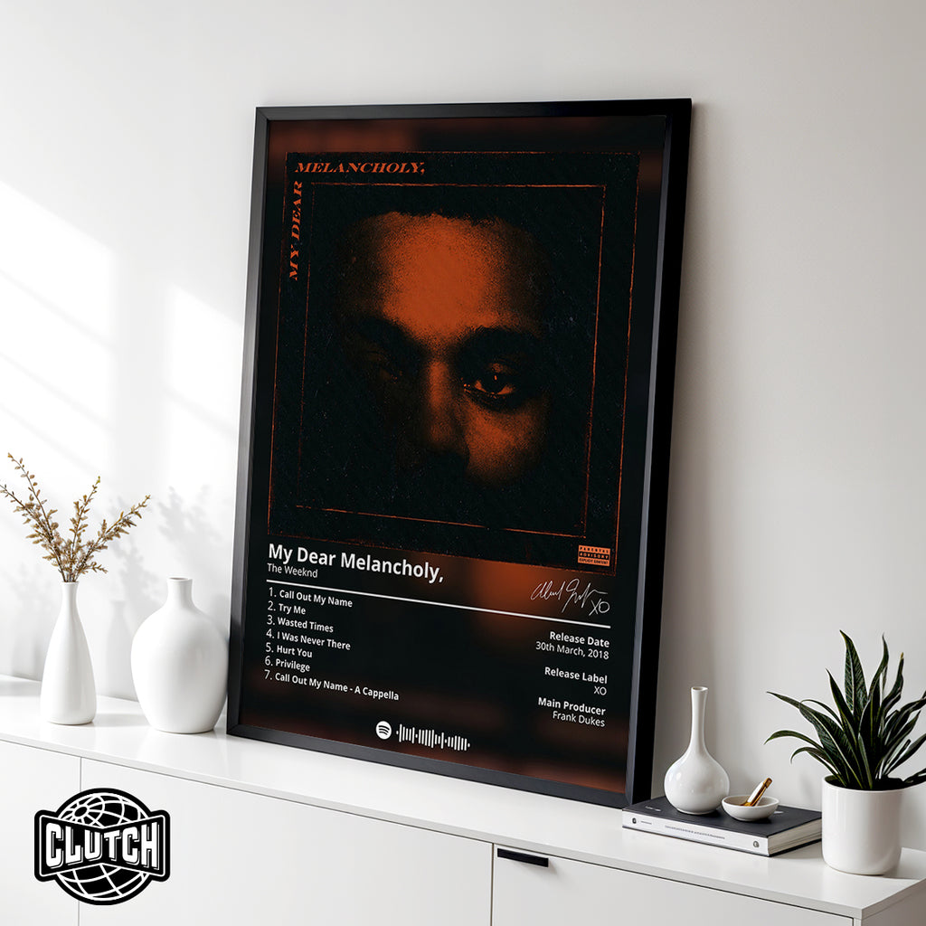 The Weeknd 'My Dear Melancholy' Album Poster