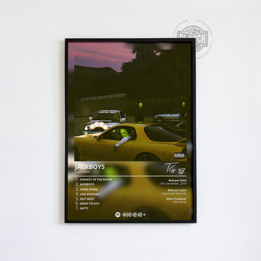 Travis Scott 'Jackboys' Album Poster