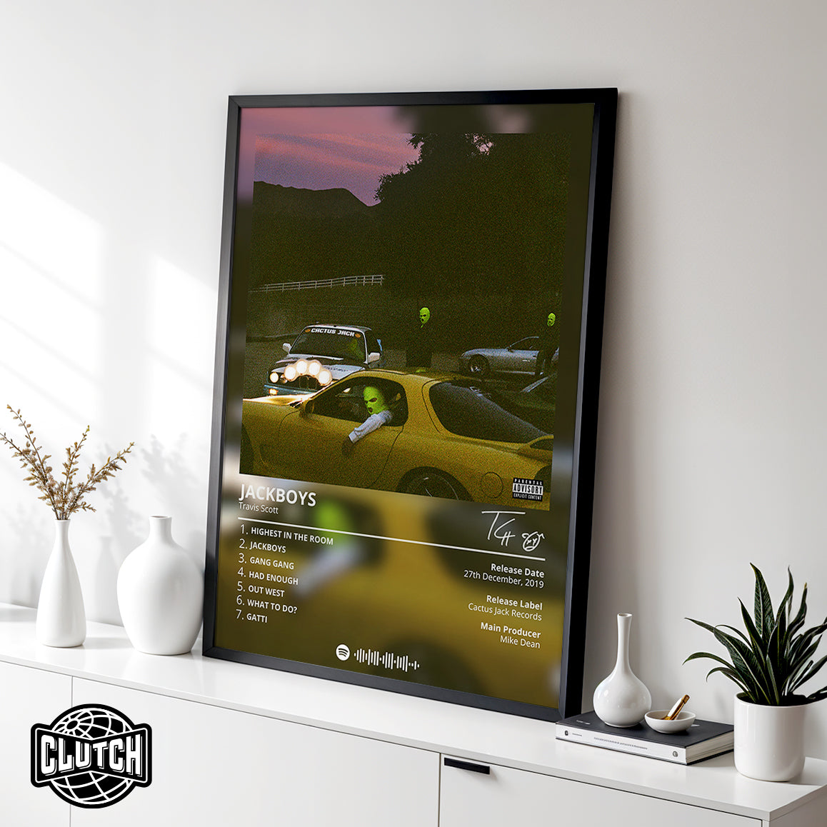 Travis Scott 'Jackboys' Album Poster