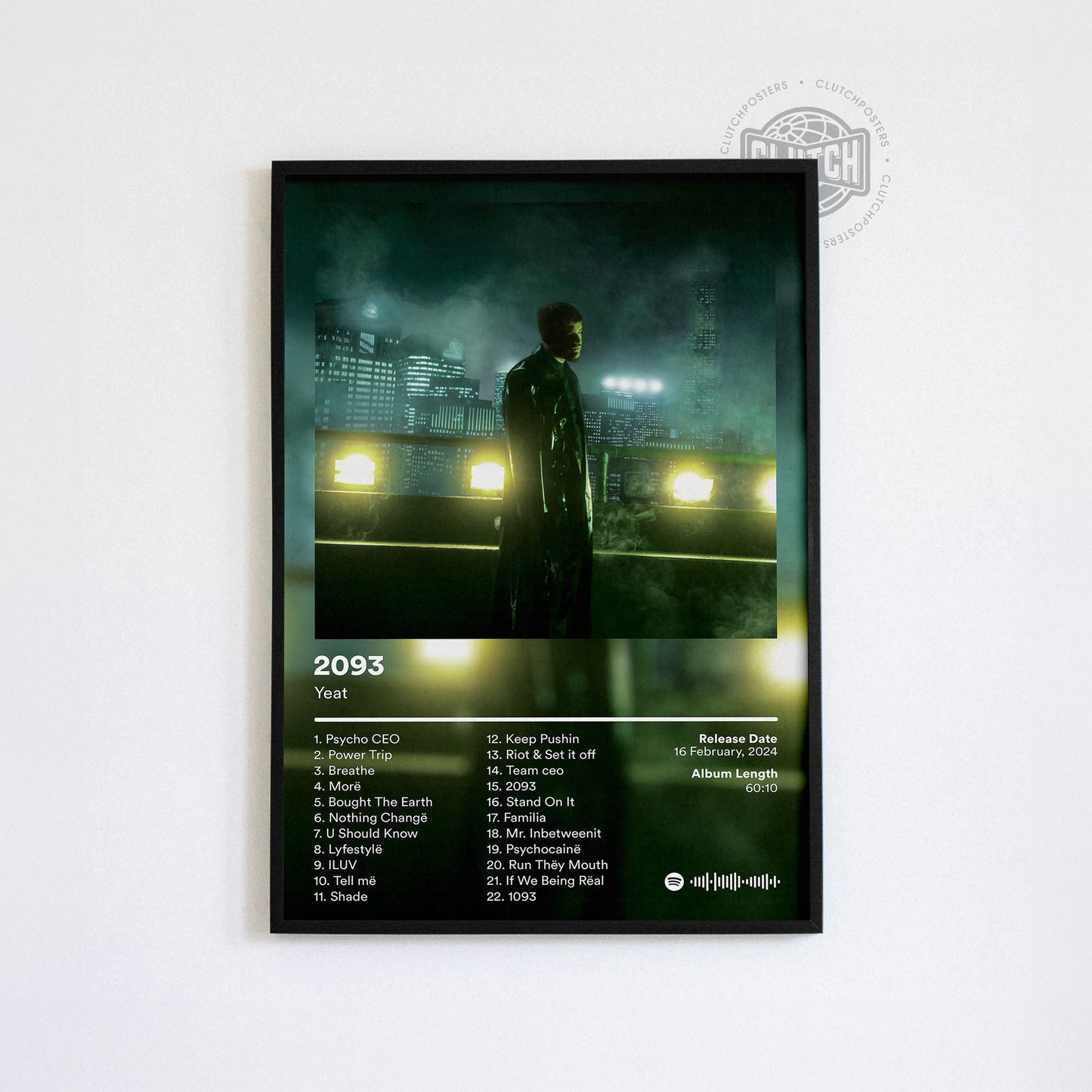 Yeat '2093' Album Poster