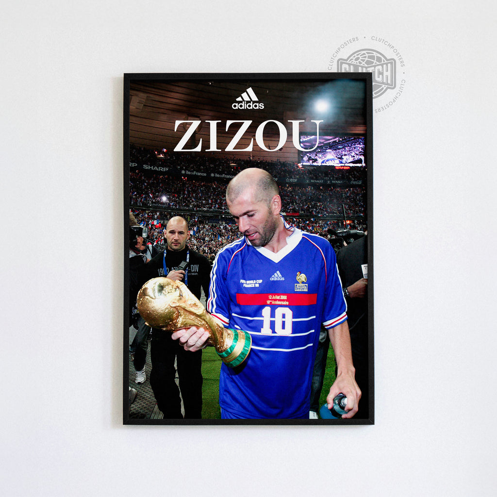 Zizou World Cup Poster