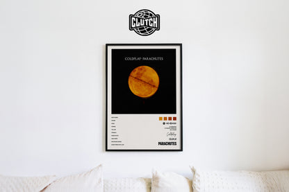 Coldplay 'Parachutes' Album Poster