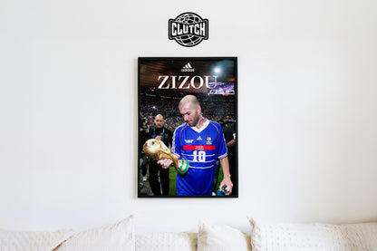 Zizou World Cup Poster
