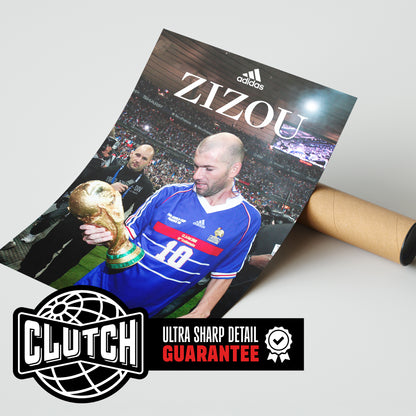 Zizou World Cup Poster
