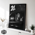 21 Savage B&W Poster
