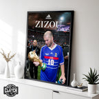 Zizou World Cup Poster