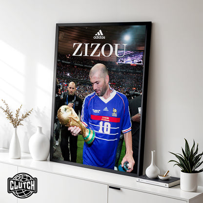 Zizou World Cup Poster