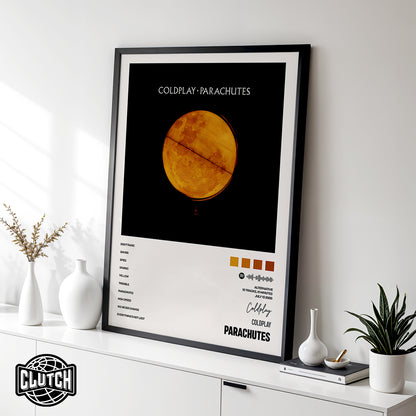 Coldplay 'Parachutes' Album Poster