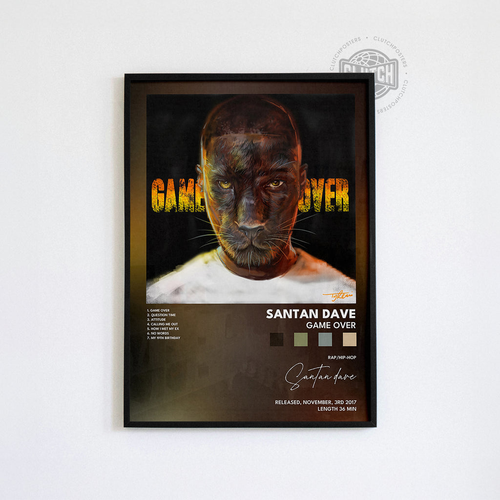 Dave 'Game Over' Album Poster