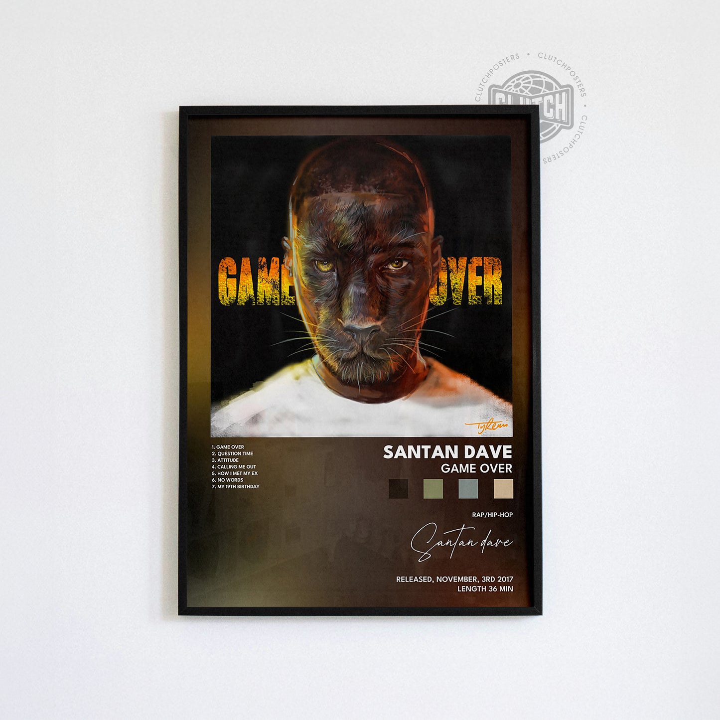 Dave 'Game Over' Album Poster