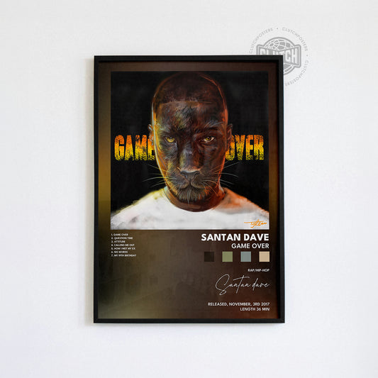 Dave 'Game Over' Album Poster