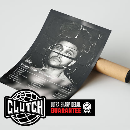 The Weeknd 'Beauty Behind The Madness' Album Poster