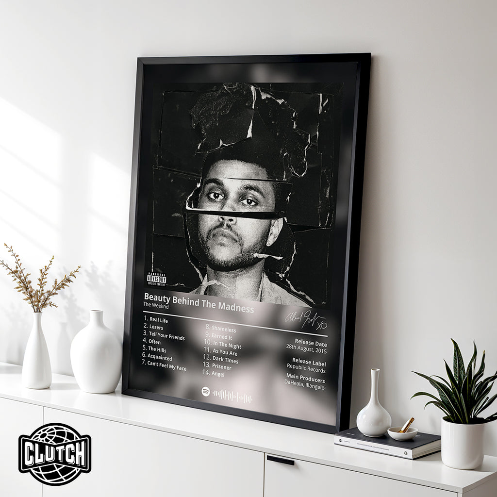 The Weeknd 'Beauty Behind The Madness' Album Poster