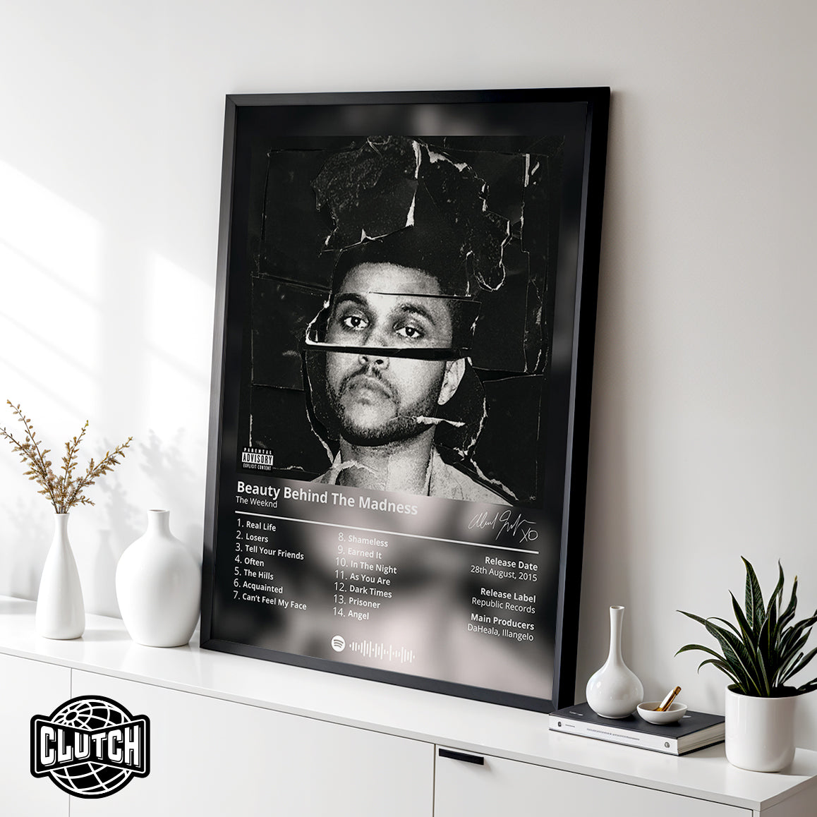 The Weeknd 'Beauty Behind The Madness' Album Poster