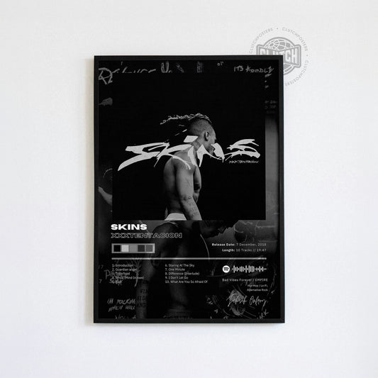 XXXTENTACION 'Skins' Album Poster
