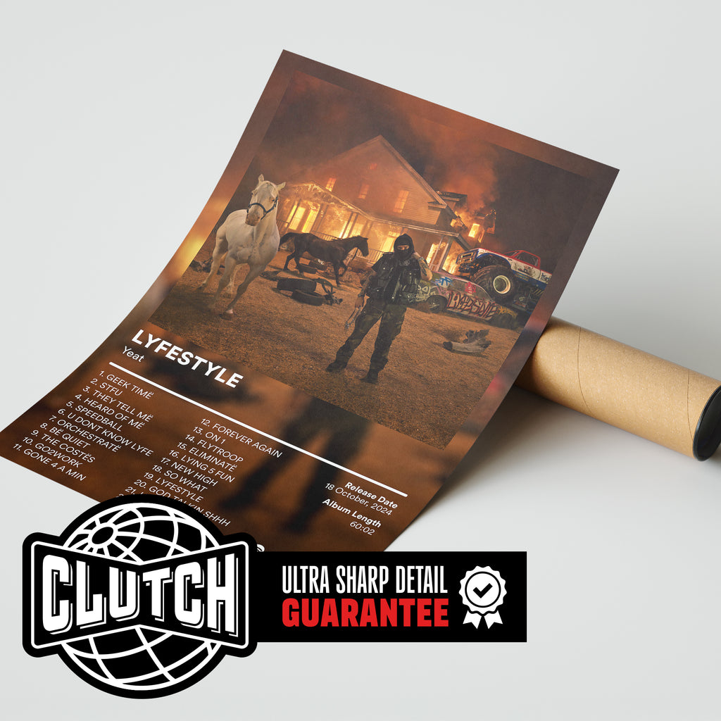 Yeat 'LYFESTYLE' Album Poster