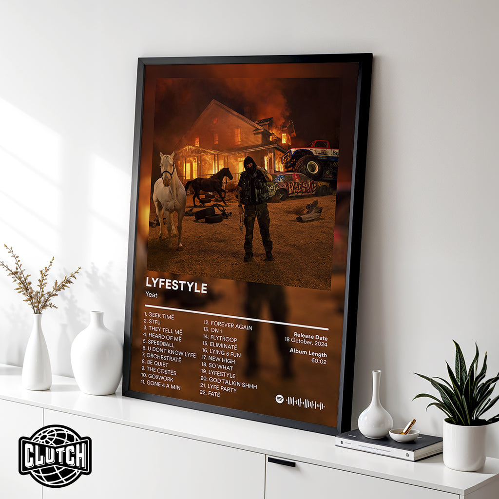 Yeat 'LYFESTYLE' Album Poster