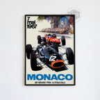 Monaco Grand Prix Vintage Poster