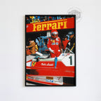 Ferrari Lauda F1 Vintage Poster
