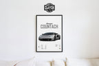 Lamborghini Countach 'CORE' Car Poster
